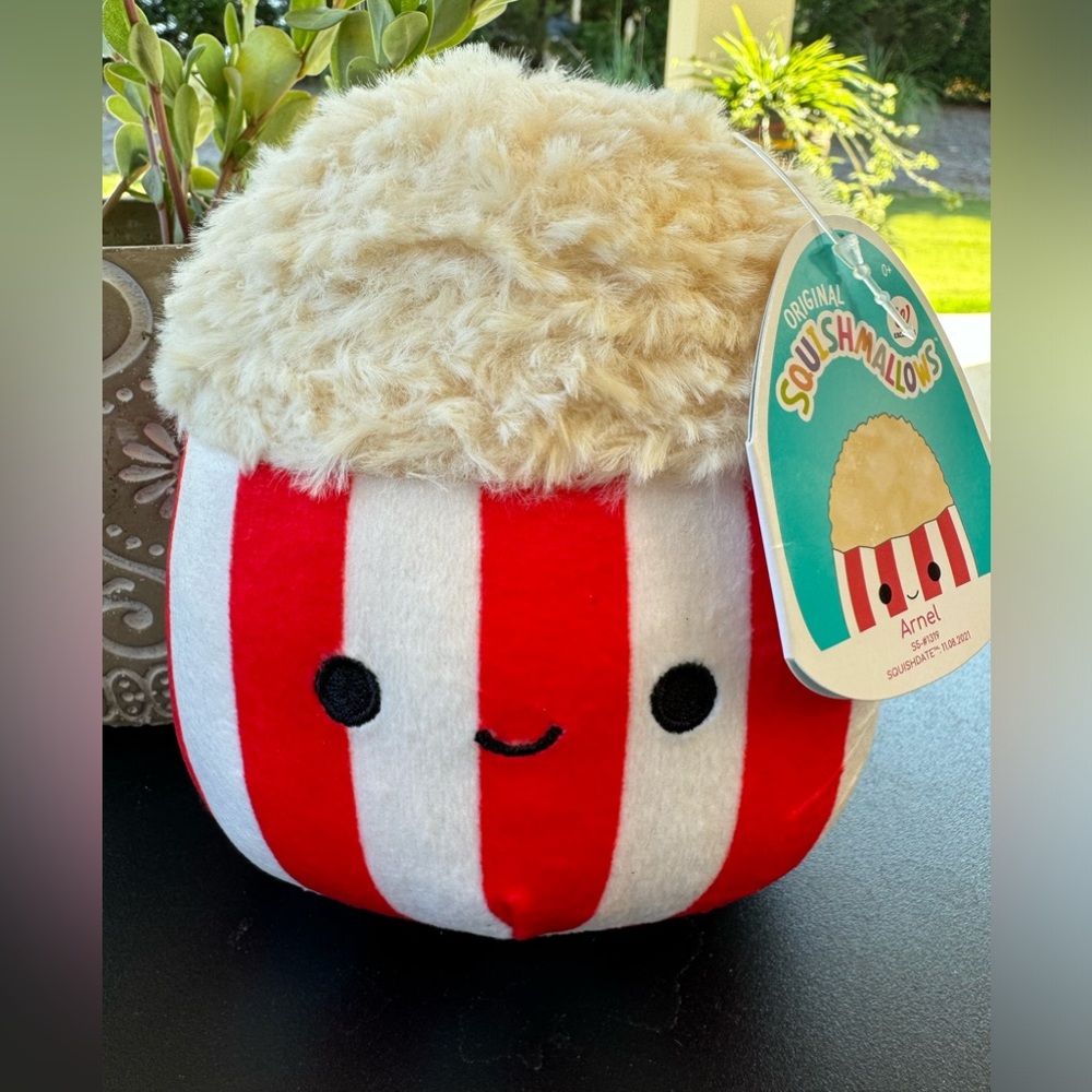 Squishmallow 5” Arnel Movie Popcorn Walgreens Exclusive Plush